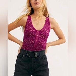 Free People Thank You Never Lace Thong Bodysuit Size Medium